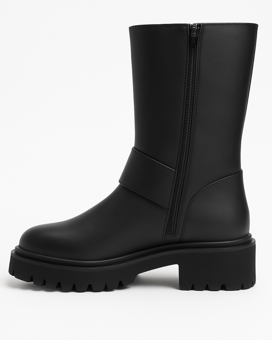 Boots Noir 1 Boucle