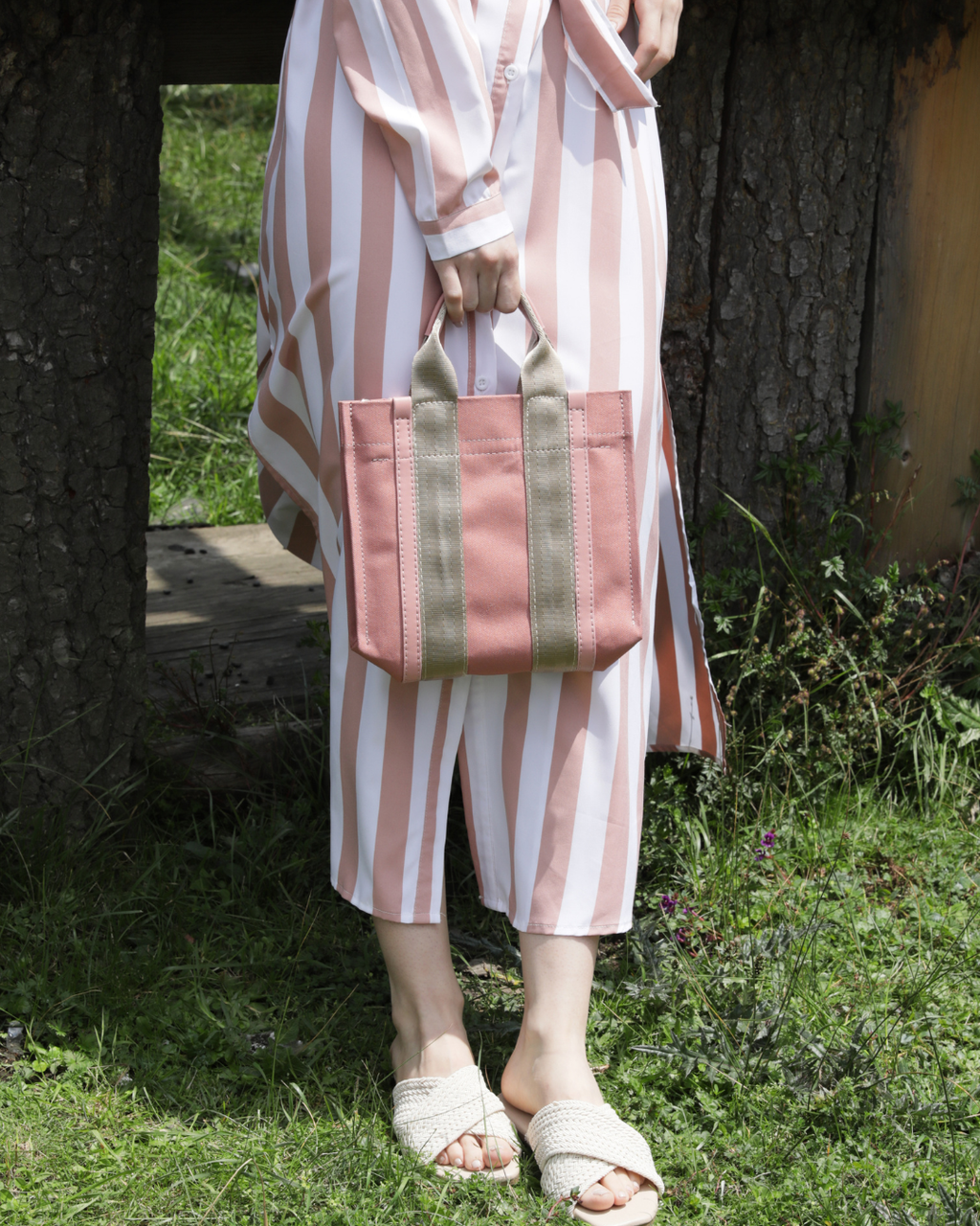Tote Bag rétro MINI Terracota
