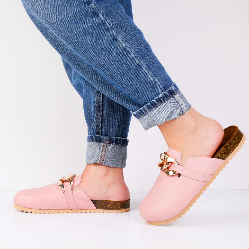 Zuecos Chain Rose
