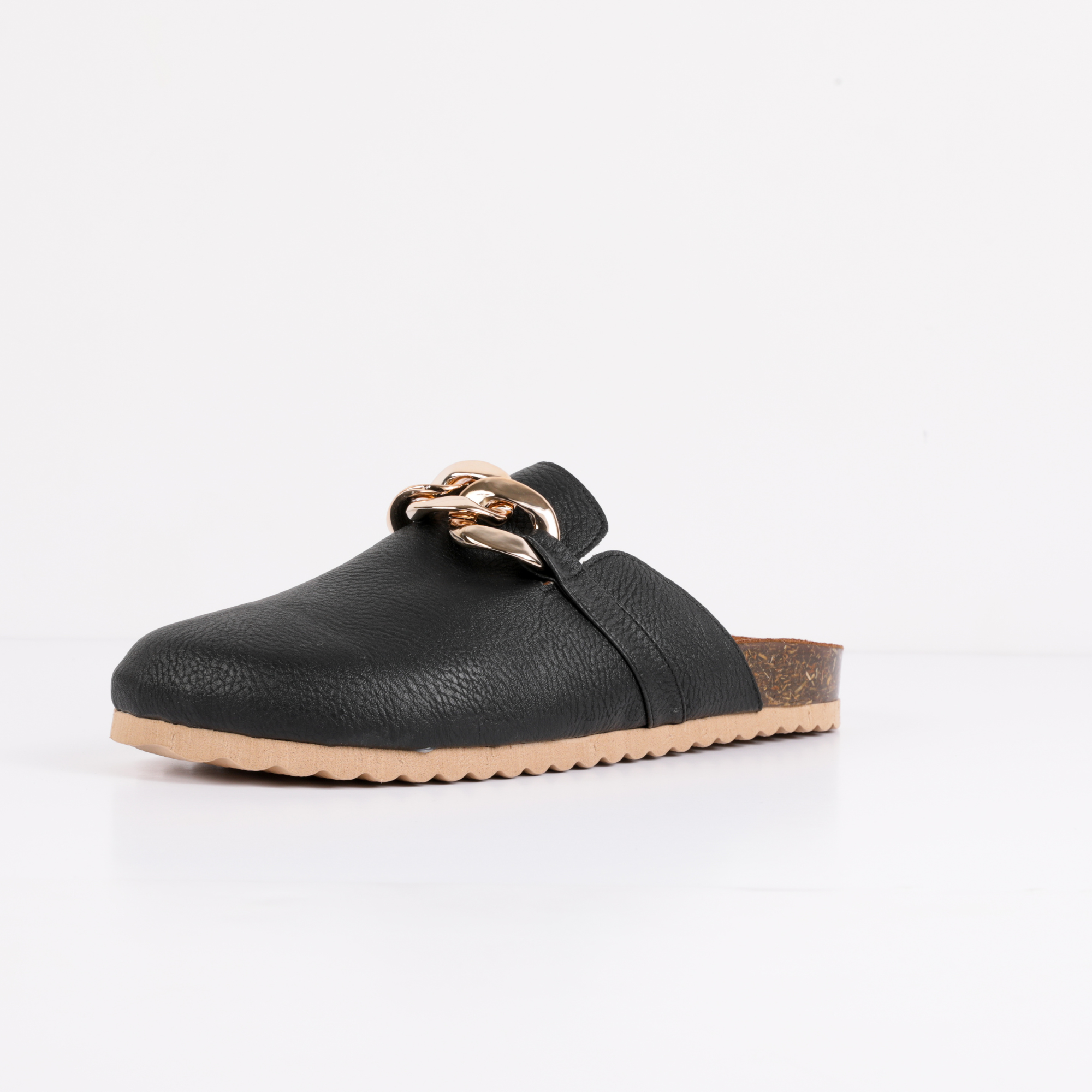 Zuecos Chain Noir