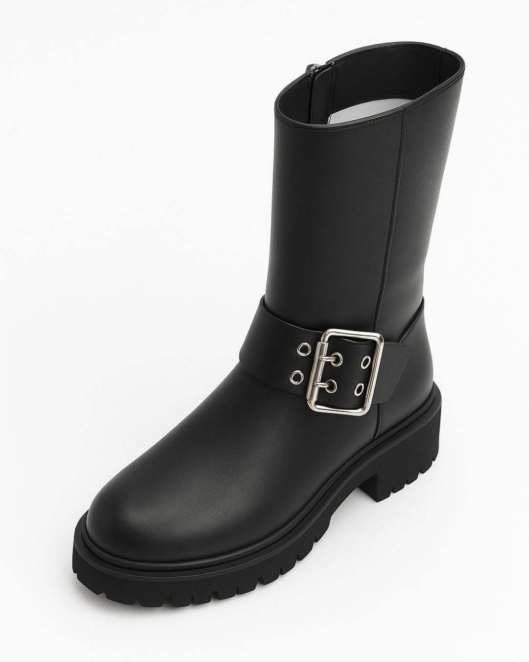 Boots Noir 1 Boucle
