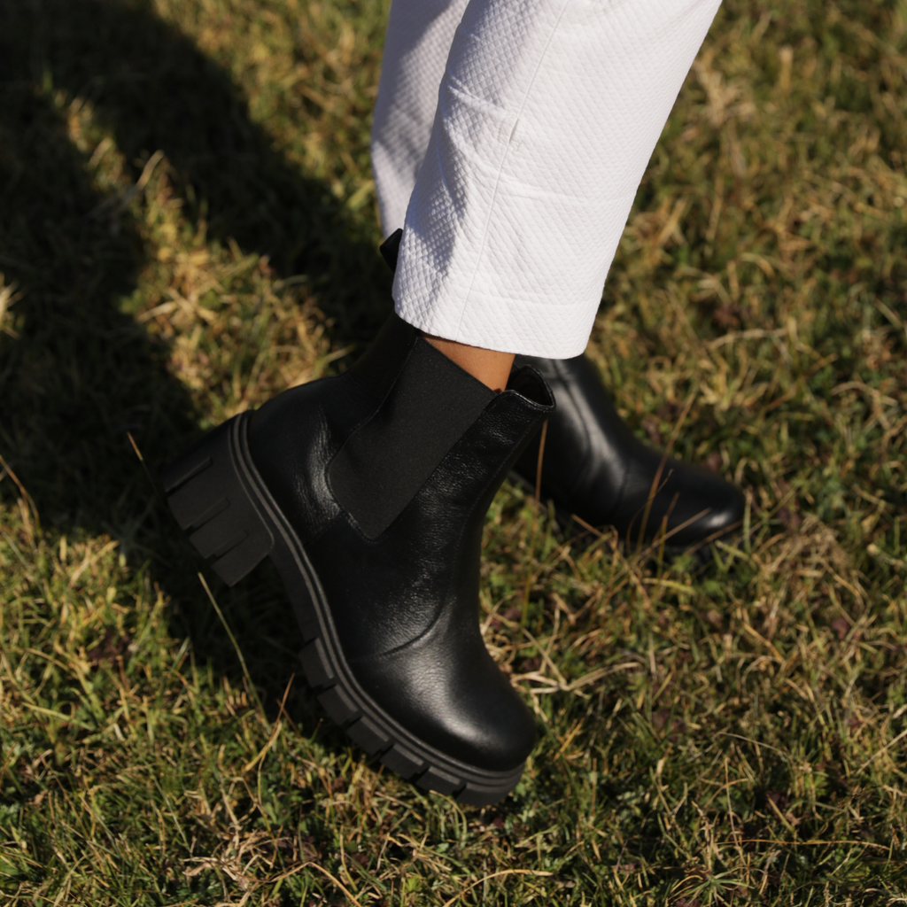 Lug Sole Boots Noir