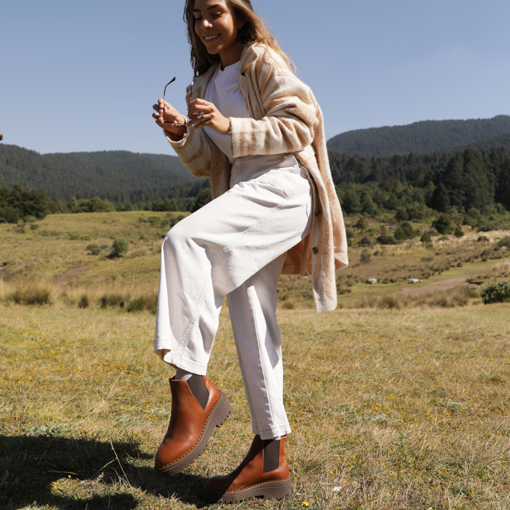 Chunky Chelsea Boots Miel