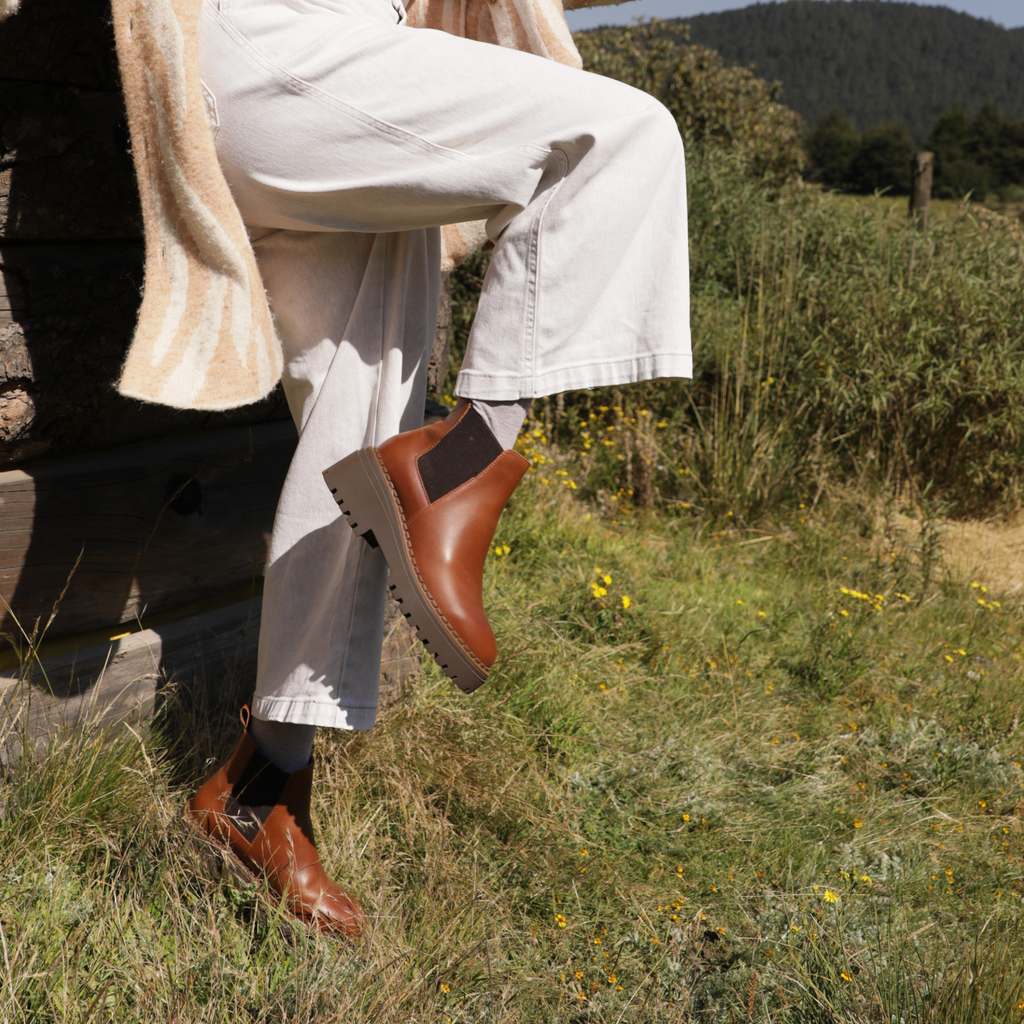 Chunky Chelsea Boots Miel