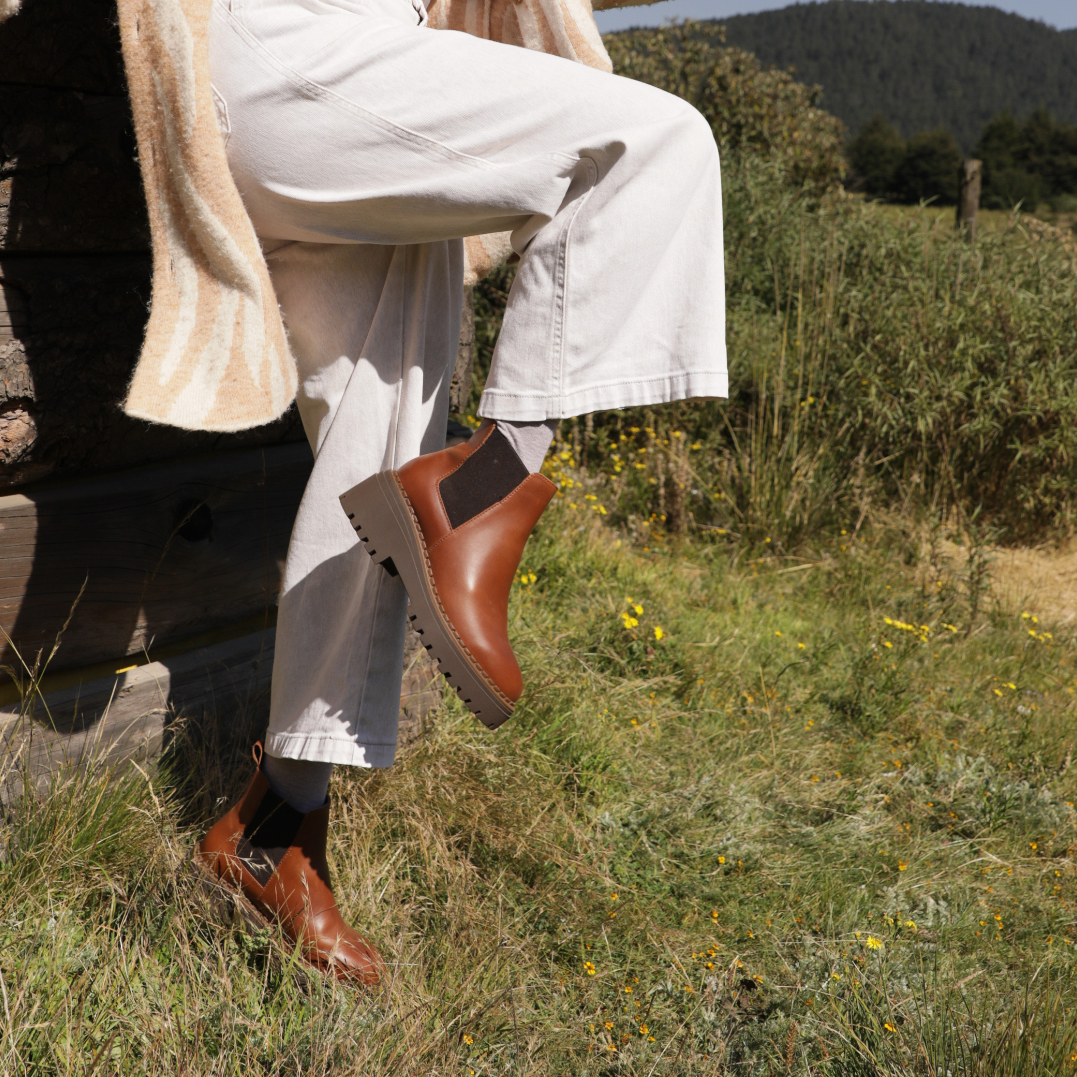 Chunky Chelsea Boots Miel