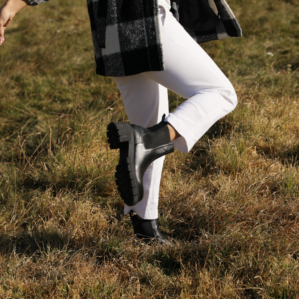 Lug Sole Boots Noir