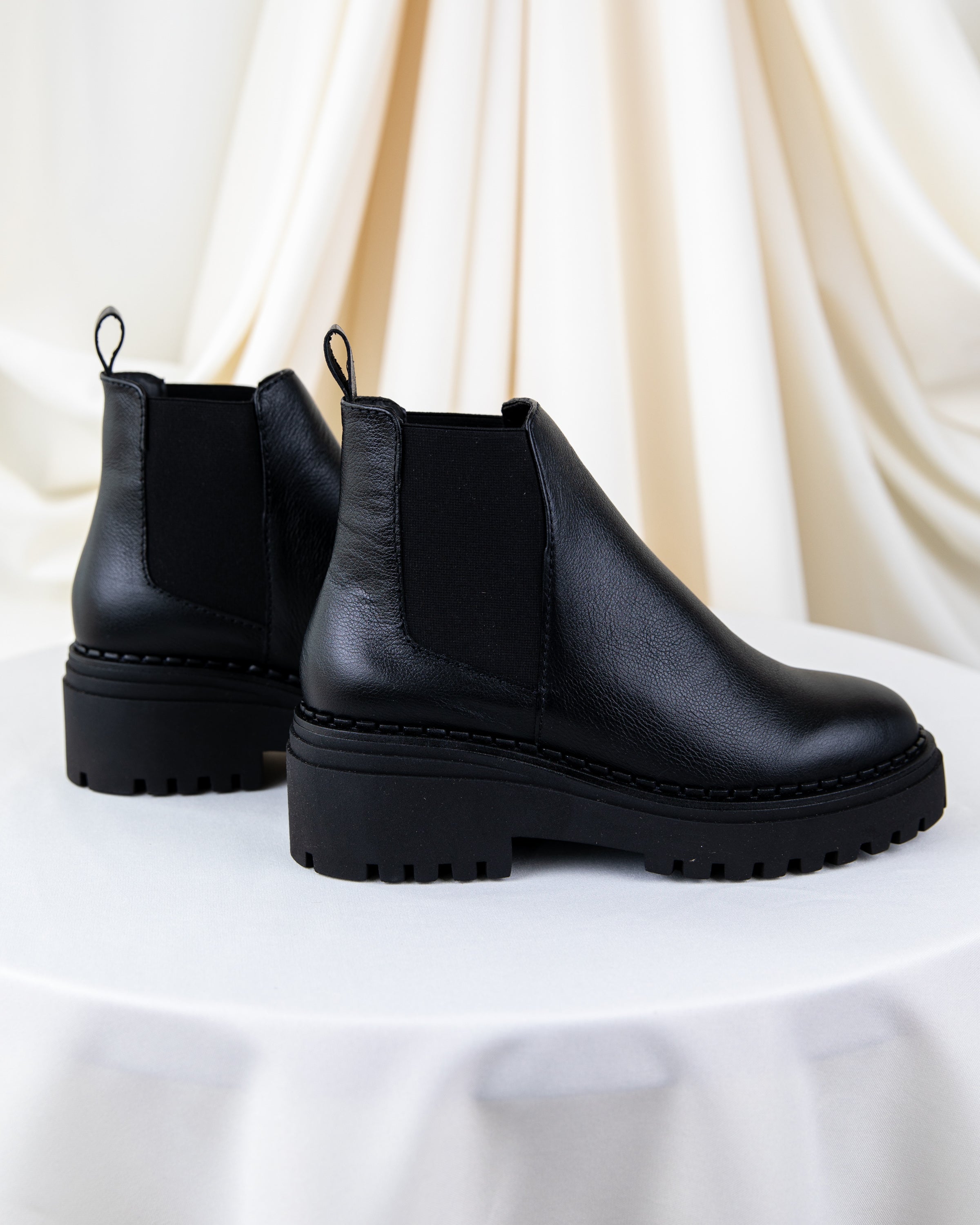Chunky Chelsea Boots Noir